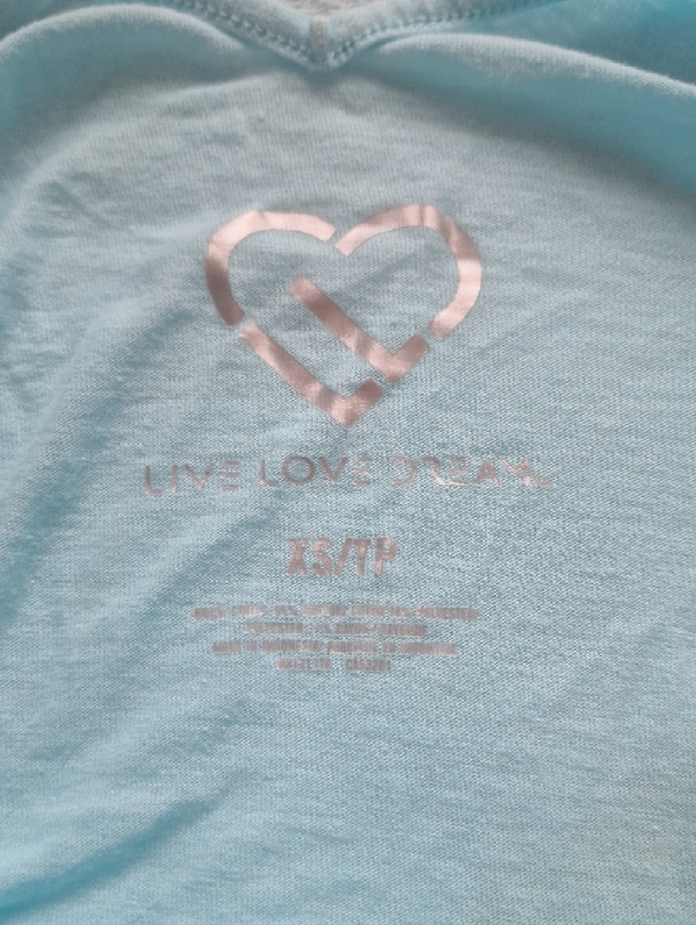 Aeropostale Light Blue Graphic Tank - Make Today So Awesome Size XS-TP - Picture 5 of 9
